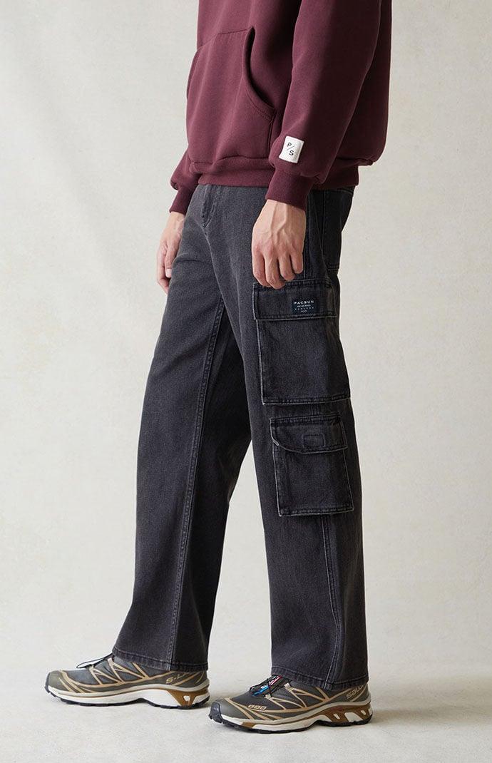 PacSun Mens Baggy Cargo Jeans Product Image