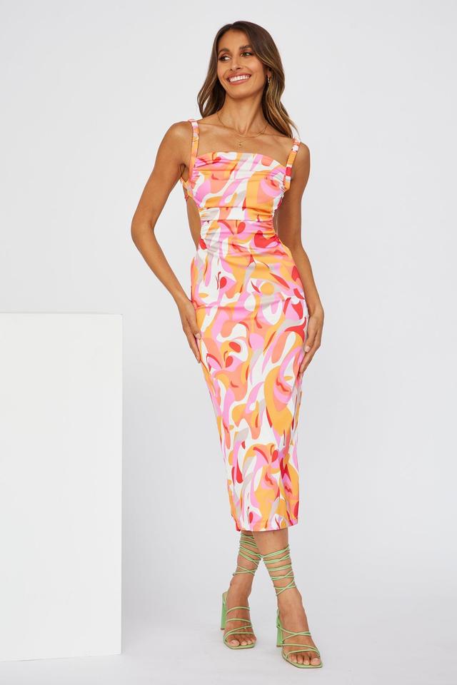 Malibu Lover Midi Dress Red Product Image