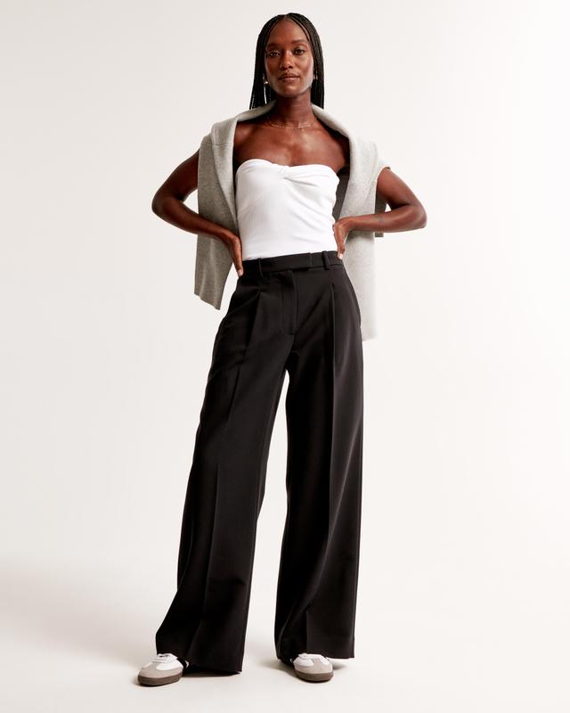 A&F Harper Tailored Ultra Wide Leg Pant Product Image