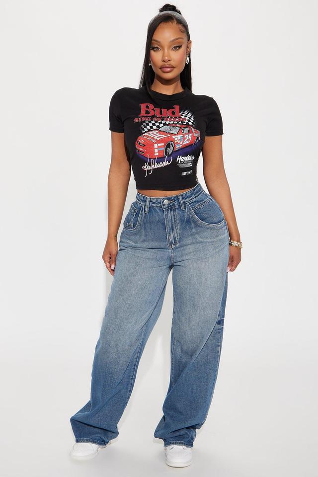 Got Something Going On Baggy Jeans - Medium Wash Product Image