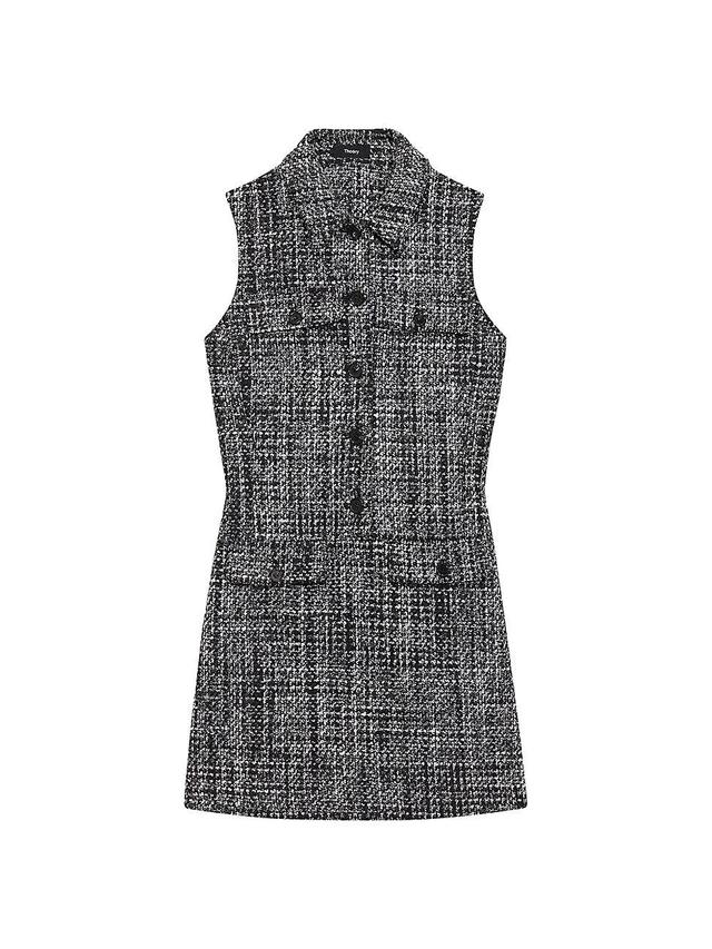 Womens Mela Tailored Tweed Minidress Product Image