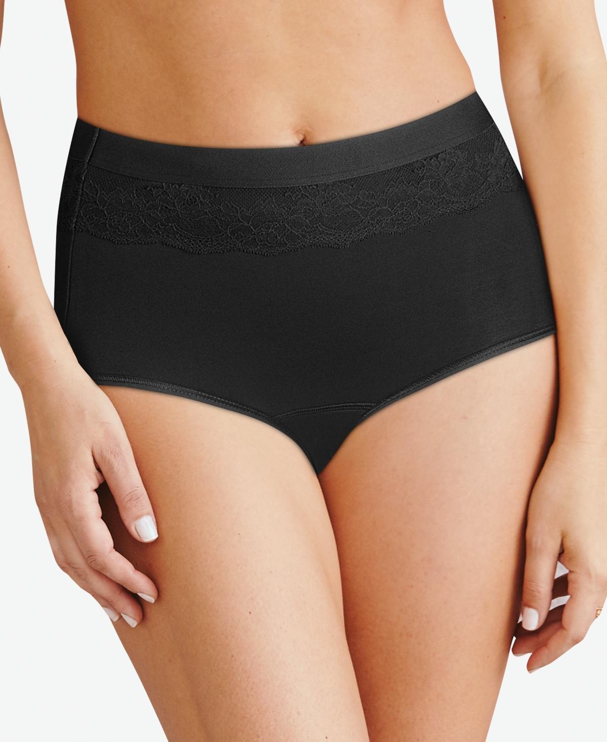 Womens Bali Beautifully Confident Brief with Leak Protection Liner DFLLB1 Product Image