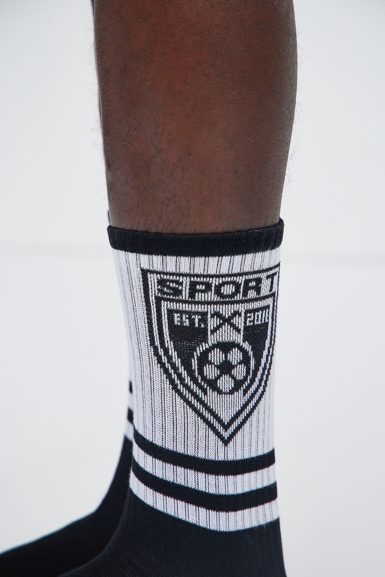 Sport Star Socks 2 Pack - Black/combo Product Image