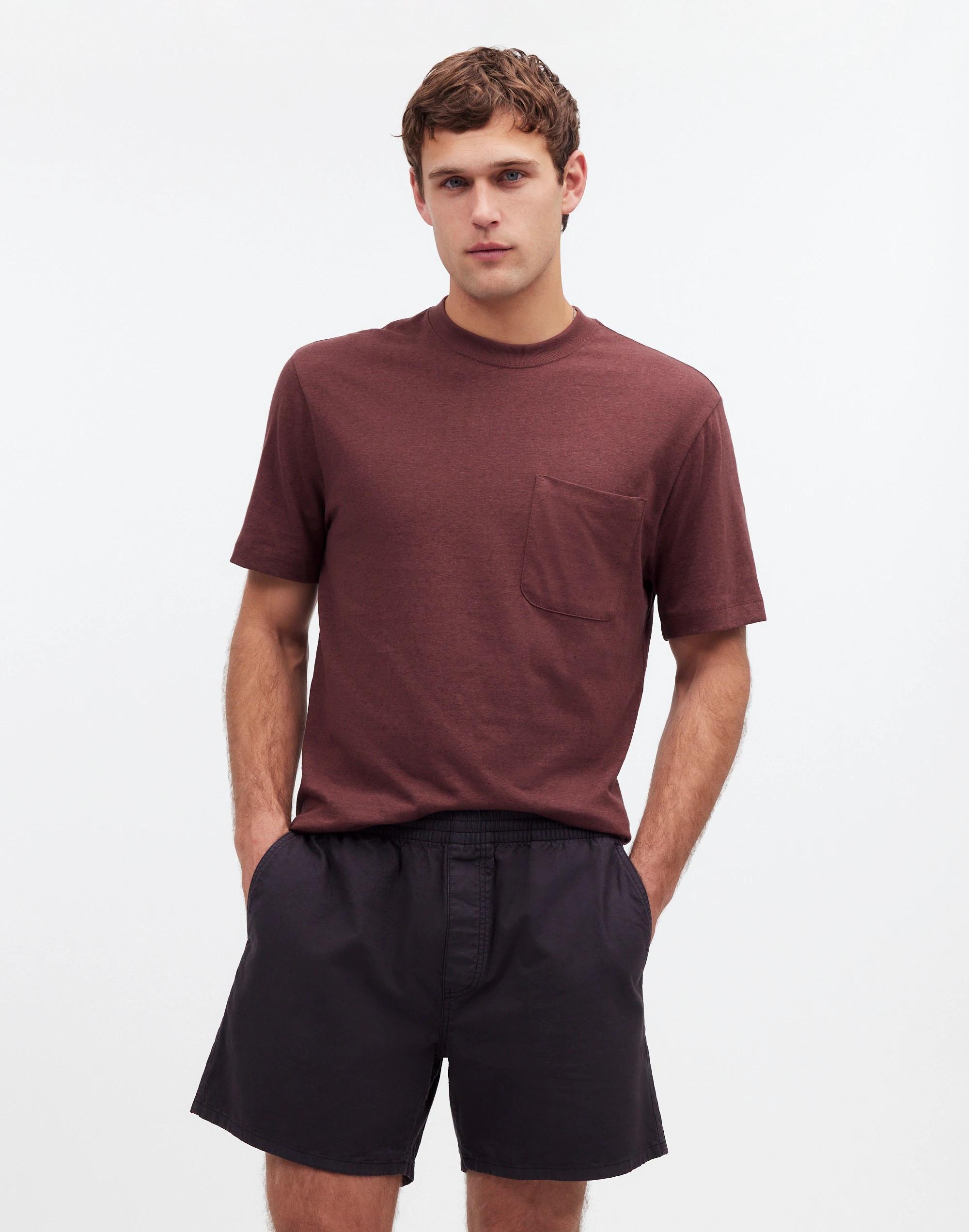 Cotton-Hemp Blend Everywear Shorts Product Image