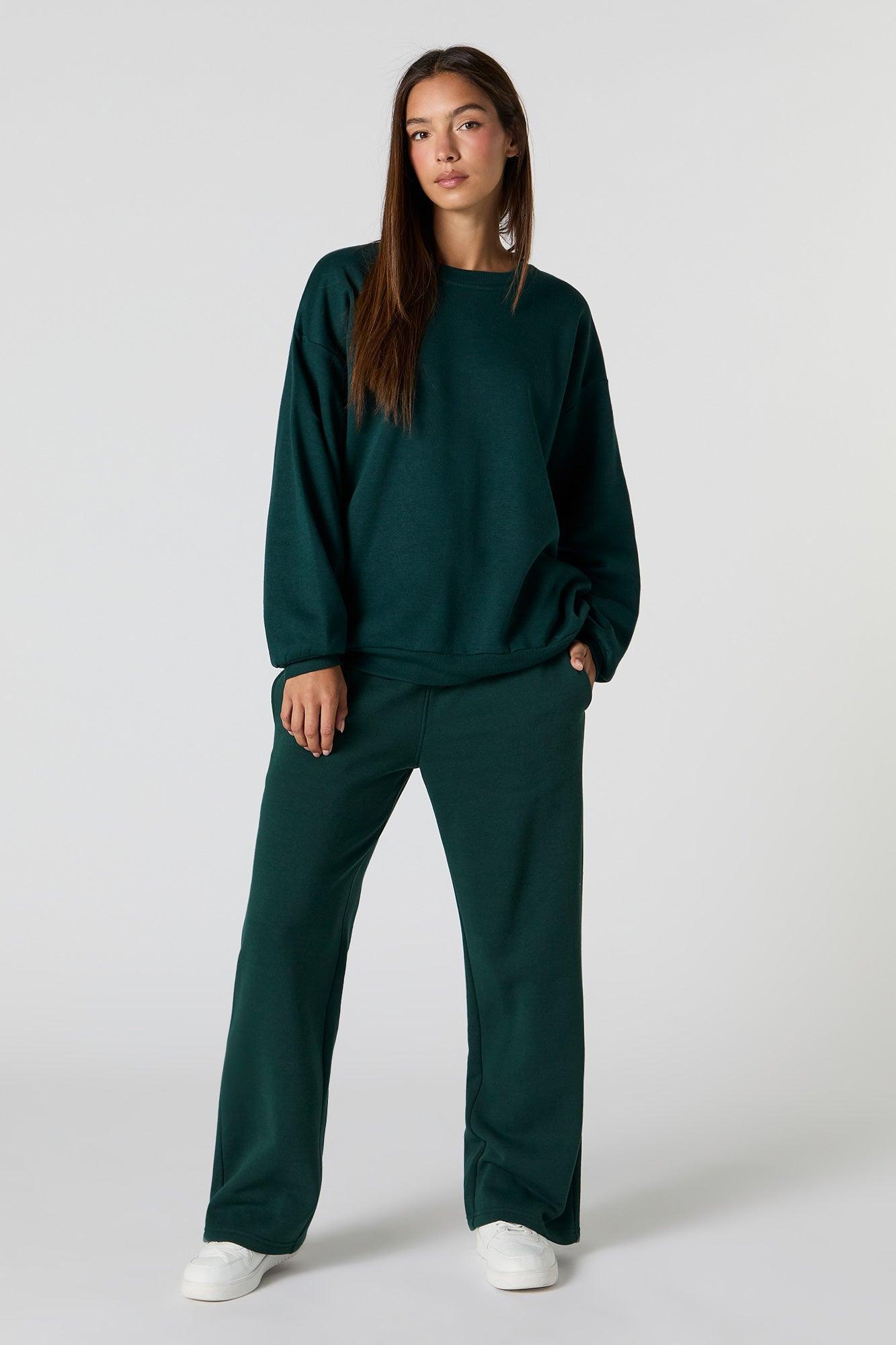 Soft Fleece Wide Leg Sweatpant Female Product Image