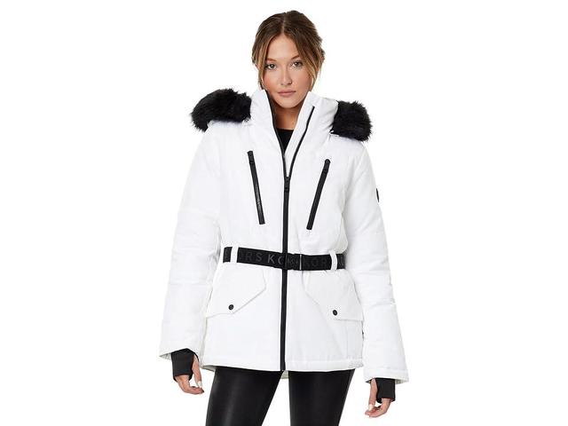 MICHAEL Michael Kors Belted Active Coat A422905C67 Women's Clothing Product Image