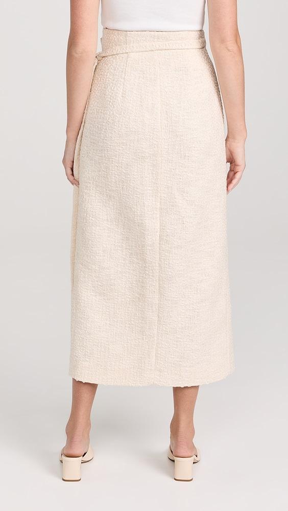 Another Tomorrow Tweed Wrap Skirt | Shopbop product image