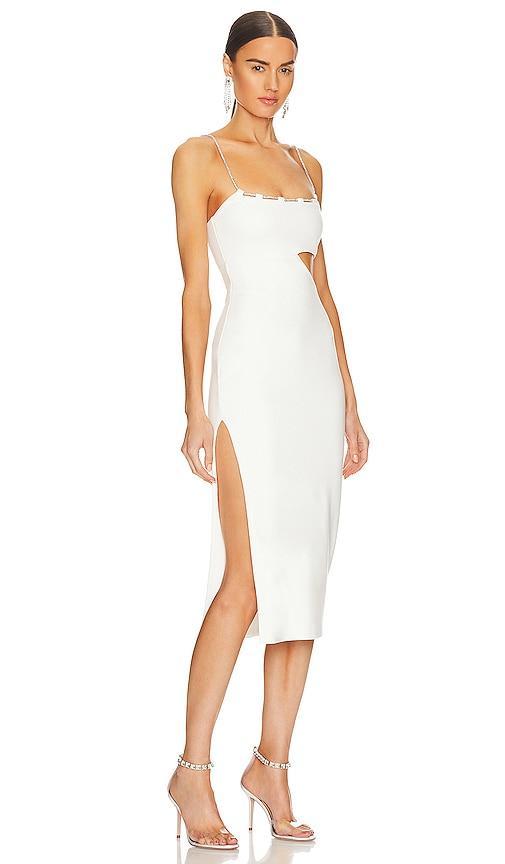 Lovers and Friends Charlotte Midi Dress in White. - size S (also in M) Product Image