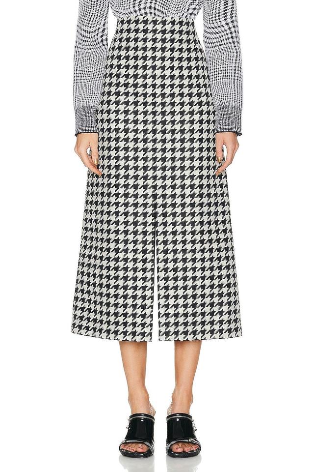 Burberry Straight Skirt in Grey Product Image