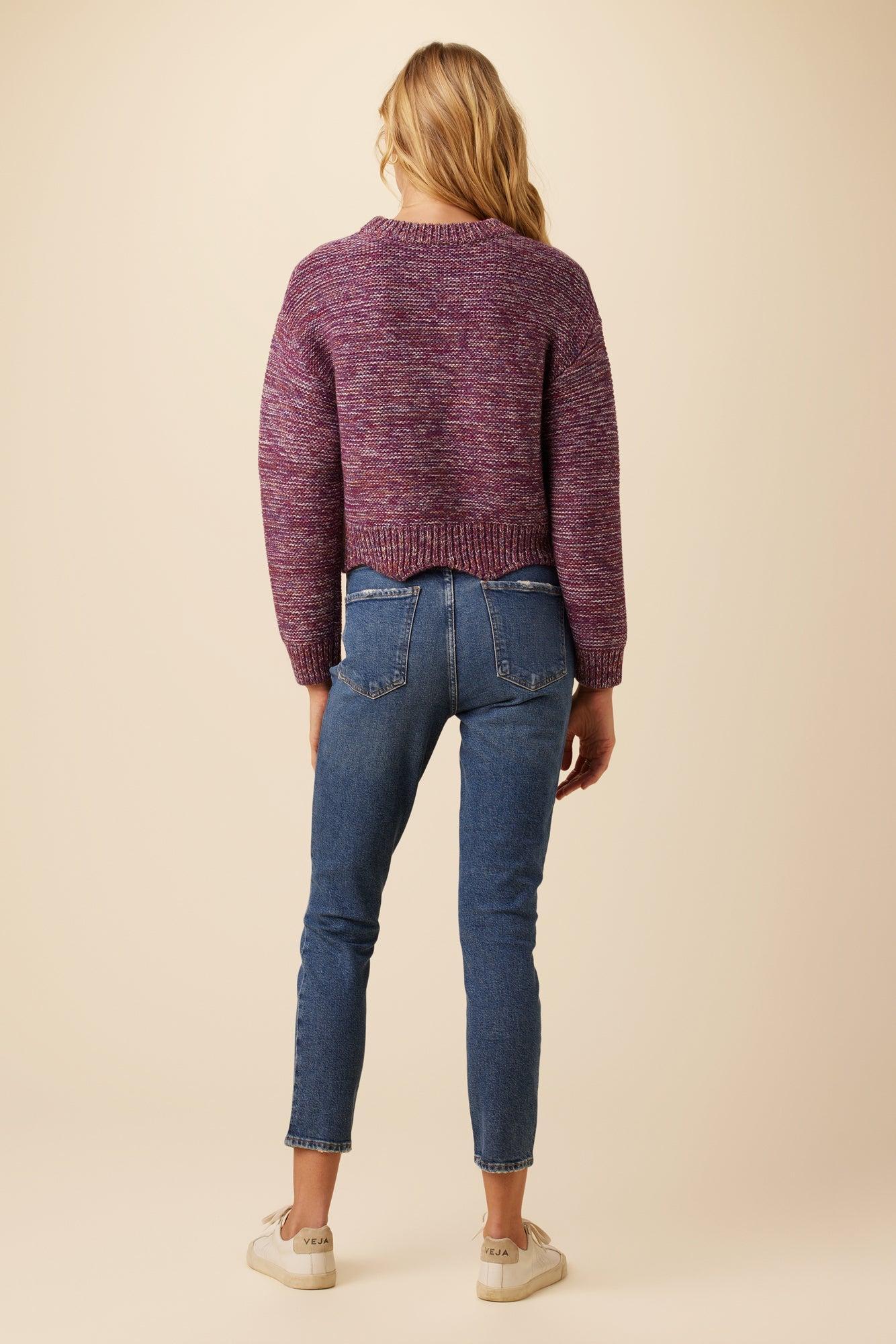 Amelia Wool Sweater - Sunset Melange - ReAmour Product Image