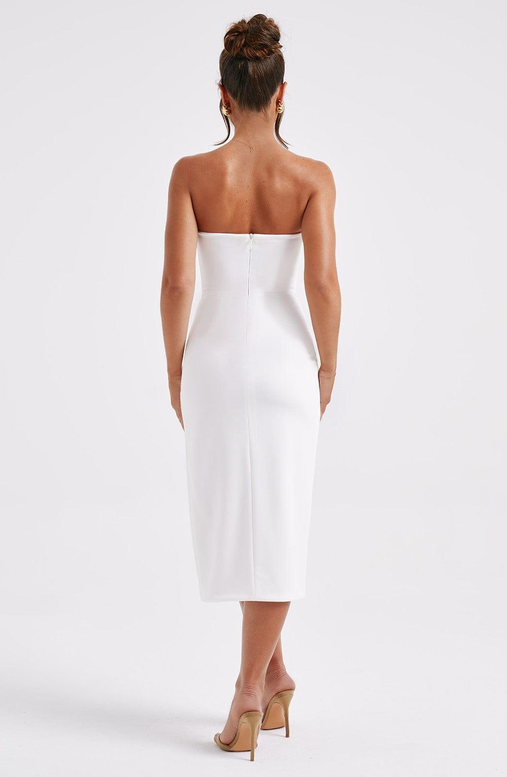 Emmaline Midi Dress - Ivory Product Image