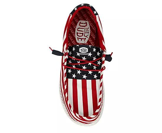 Heydude Mens Wally Americana Slip On Sneaker Product Image