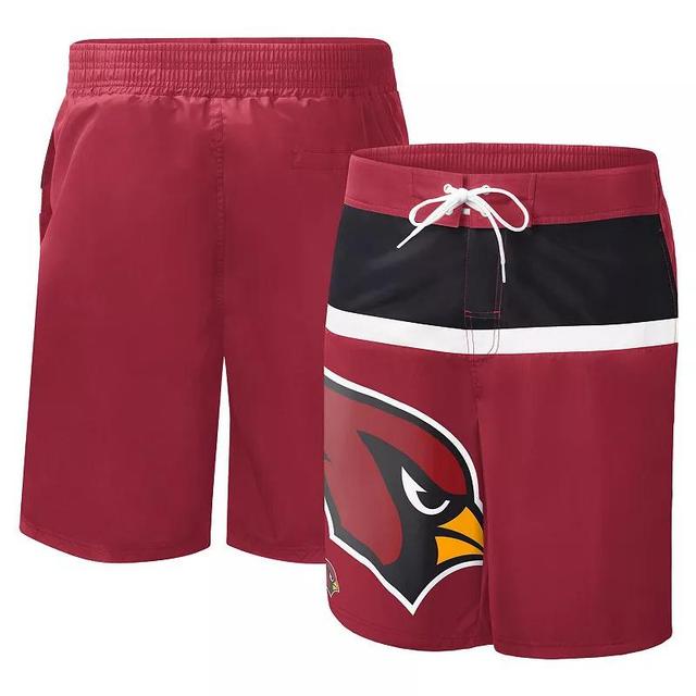 Mens G-III Sports by Carl Banks Cardinal Arizona Cardinals Sea Wind Swim Trunks Product Image