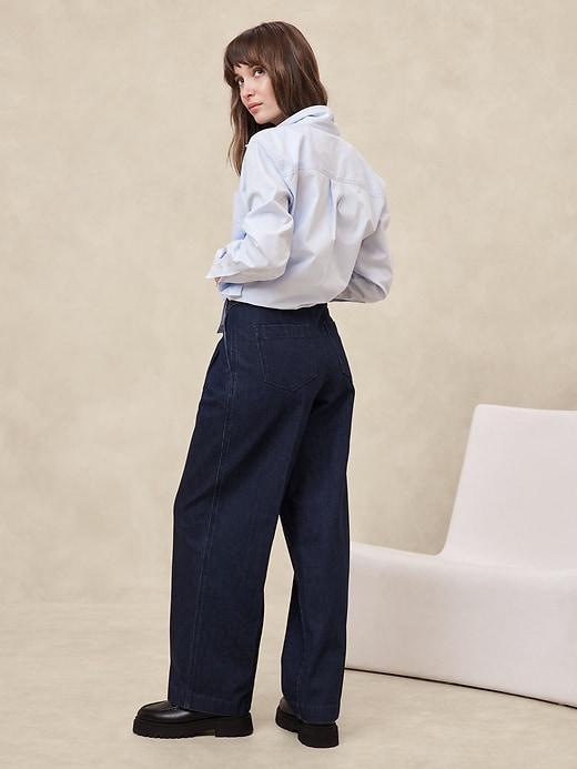 Luxe High-Rise Trouser Jean Product Image