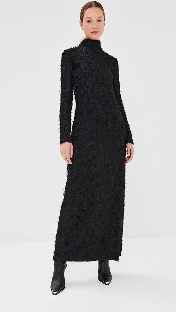 Róhe Textured Lace Turtleneck Dress | Shopbop Product Image