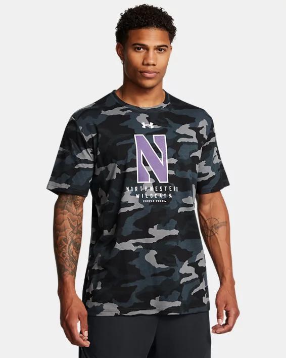 Mens UA Performance Cotton Camo Collegiate T-Shirt Product Image