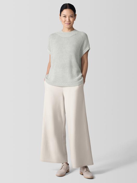 Merino Mock Neck Top in Regenerative Wool Product Image