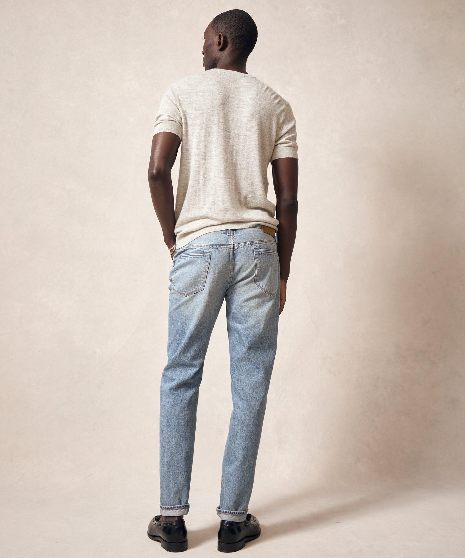 Slim Selvedge Jean in Frosty Indigo Wash Product Image