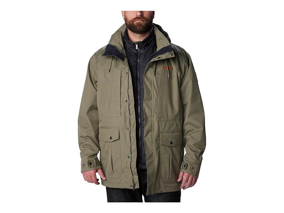 Columbia Big Tall Horizons Pine Interchange Jacket (Stone ) Men's Coat Product Image