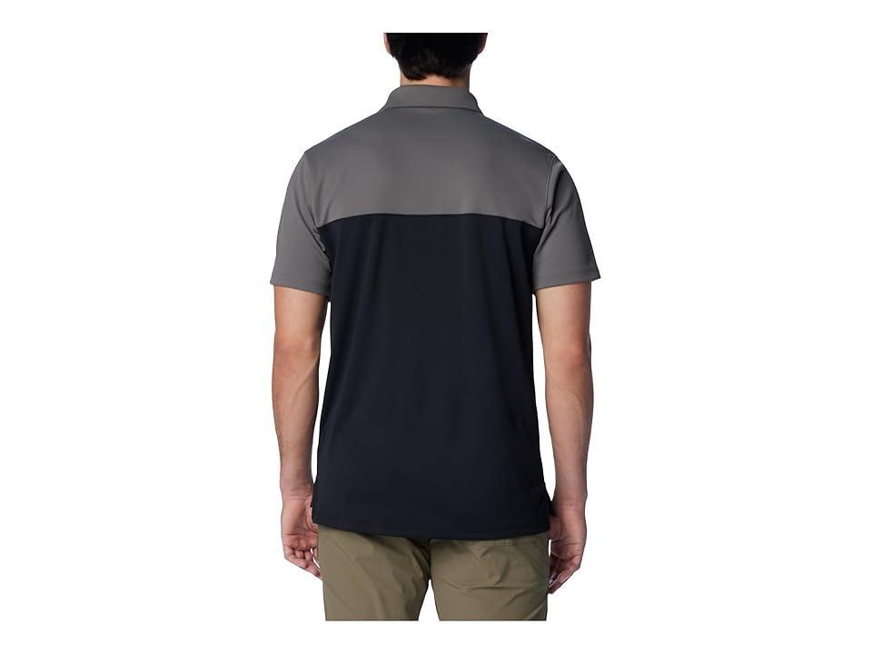 Columbia Narrows Pointe Short Sleeve Polo City Grey) Men's Clothing Product Image