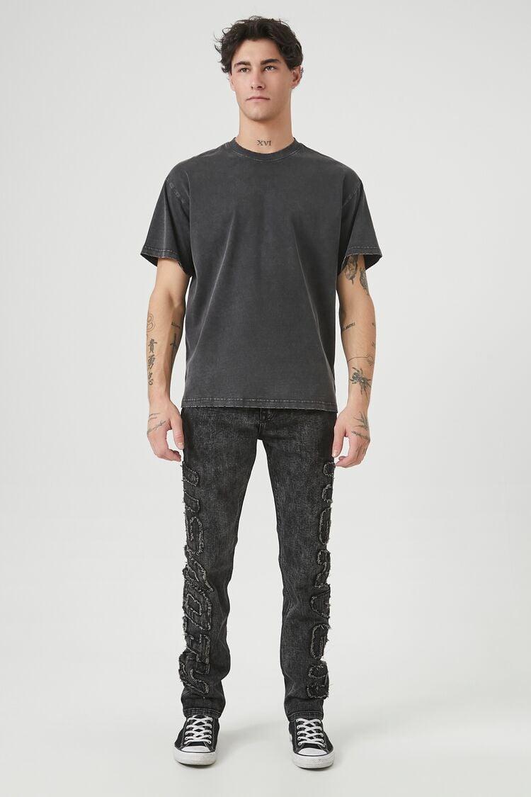 Frayed Heaven Slim-Fit Jeans | Forever 21 Product Image