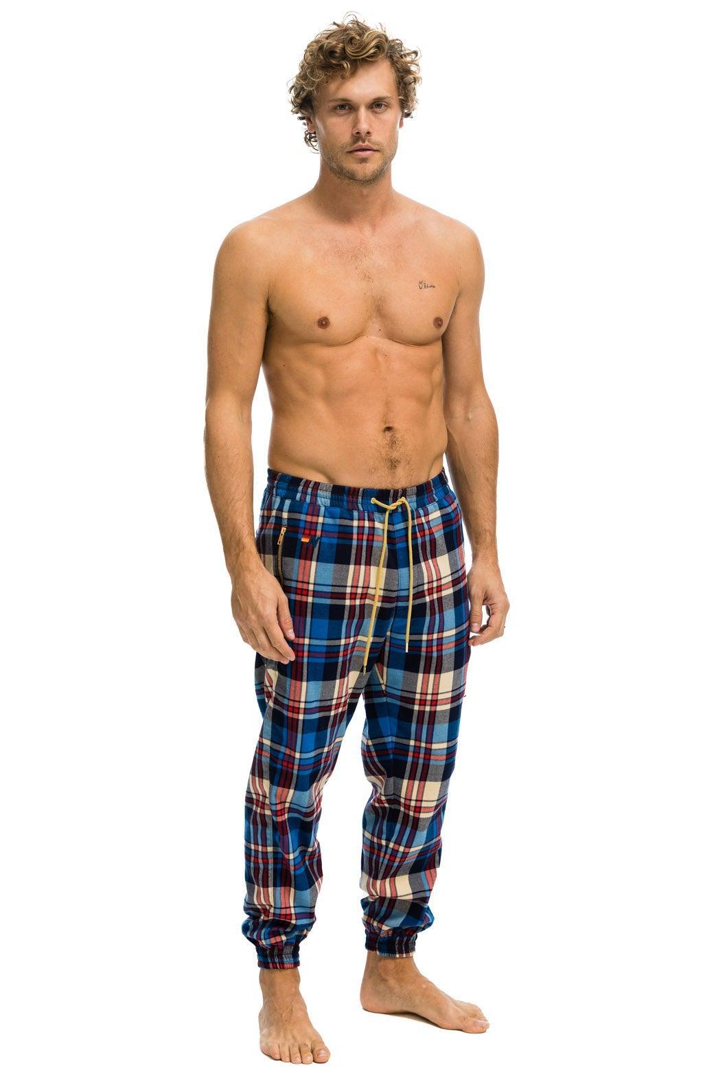 MEN'S PLAID LODGE PANT - PATRIOT PLAID Male Product Image