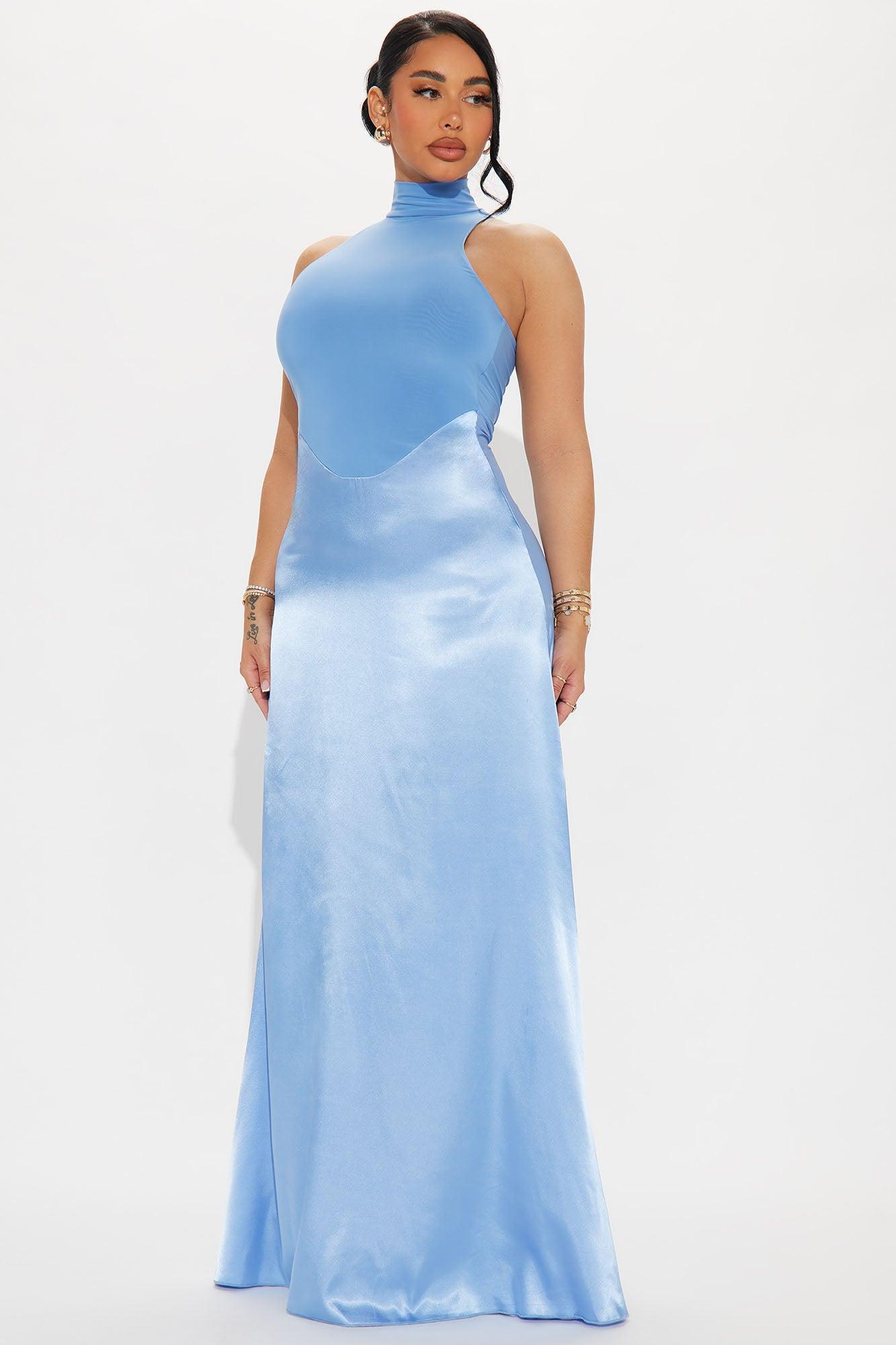 Highly Favored Maxi Dress - Light Blue product image