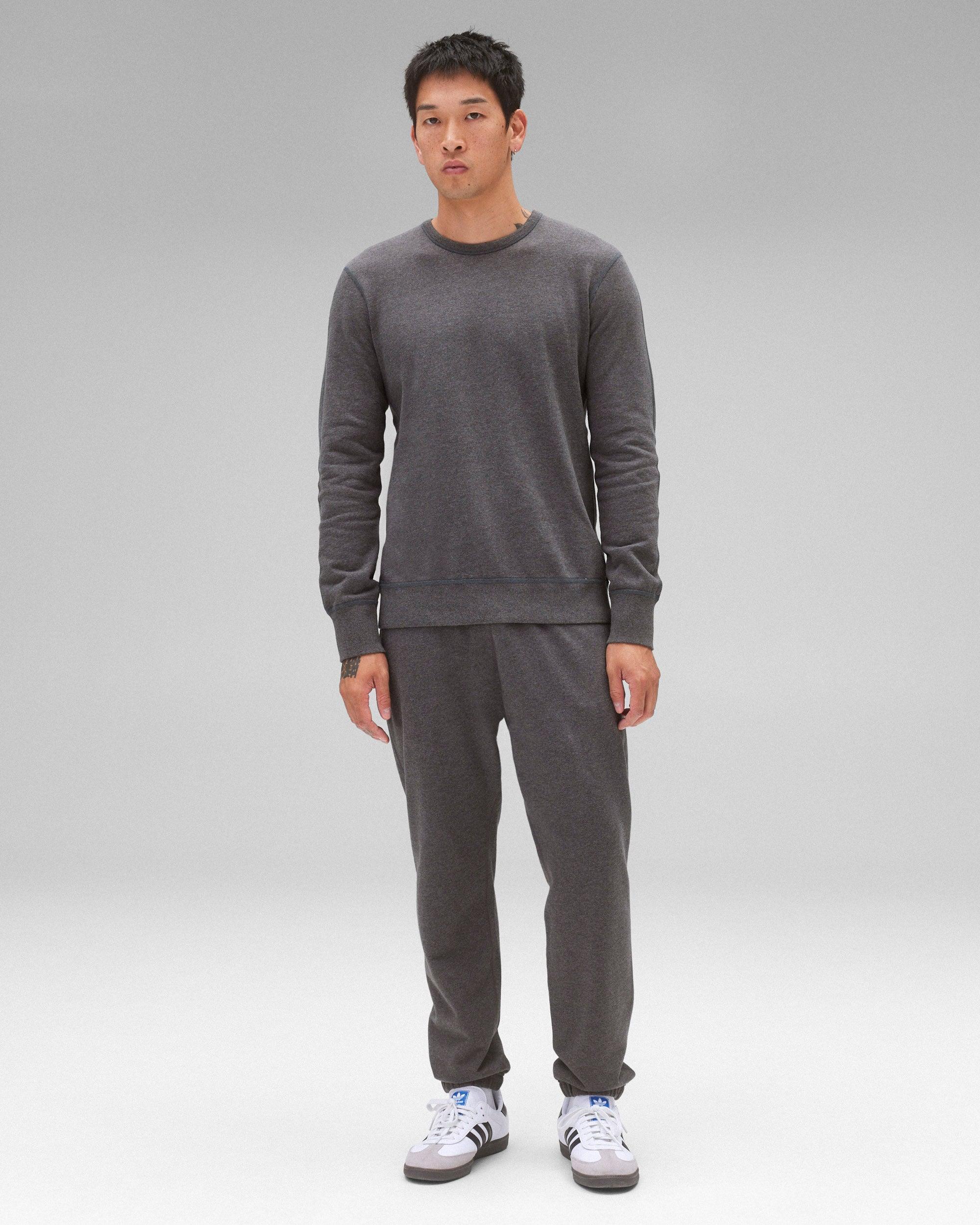 Midweight Terry Slim Crewneck Male Product Image