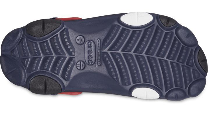 Crocs Mens Team Spider-Man All-Terrain Clogs - Shoes Navy/Red Product Image