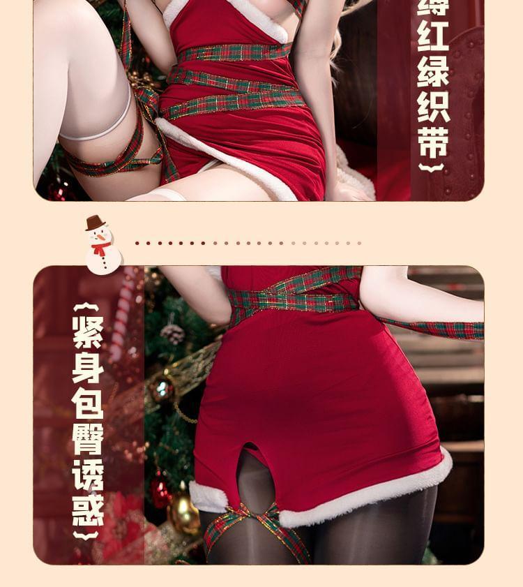 Christmas Reindeer Lingerie Costume Set Product Image