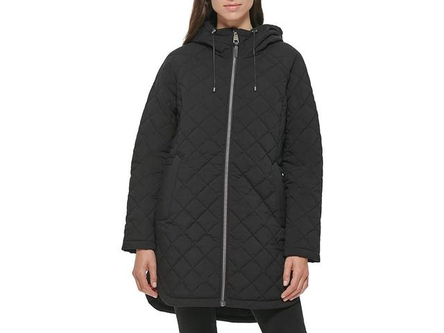 DKNY Diamond Quilt Jacket Women's Jacket Product Image