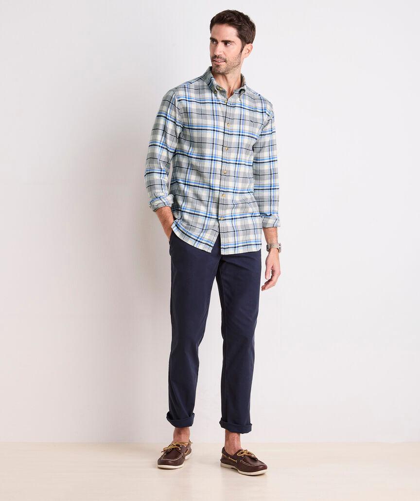 Vineyard Flannel Plaid Shirt Product Image