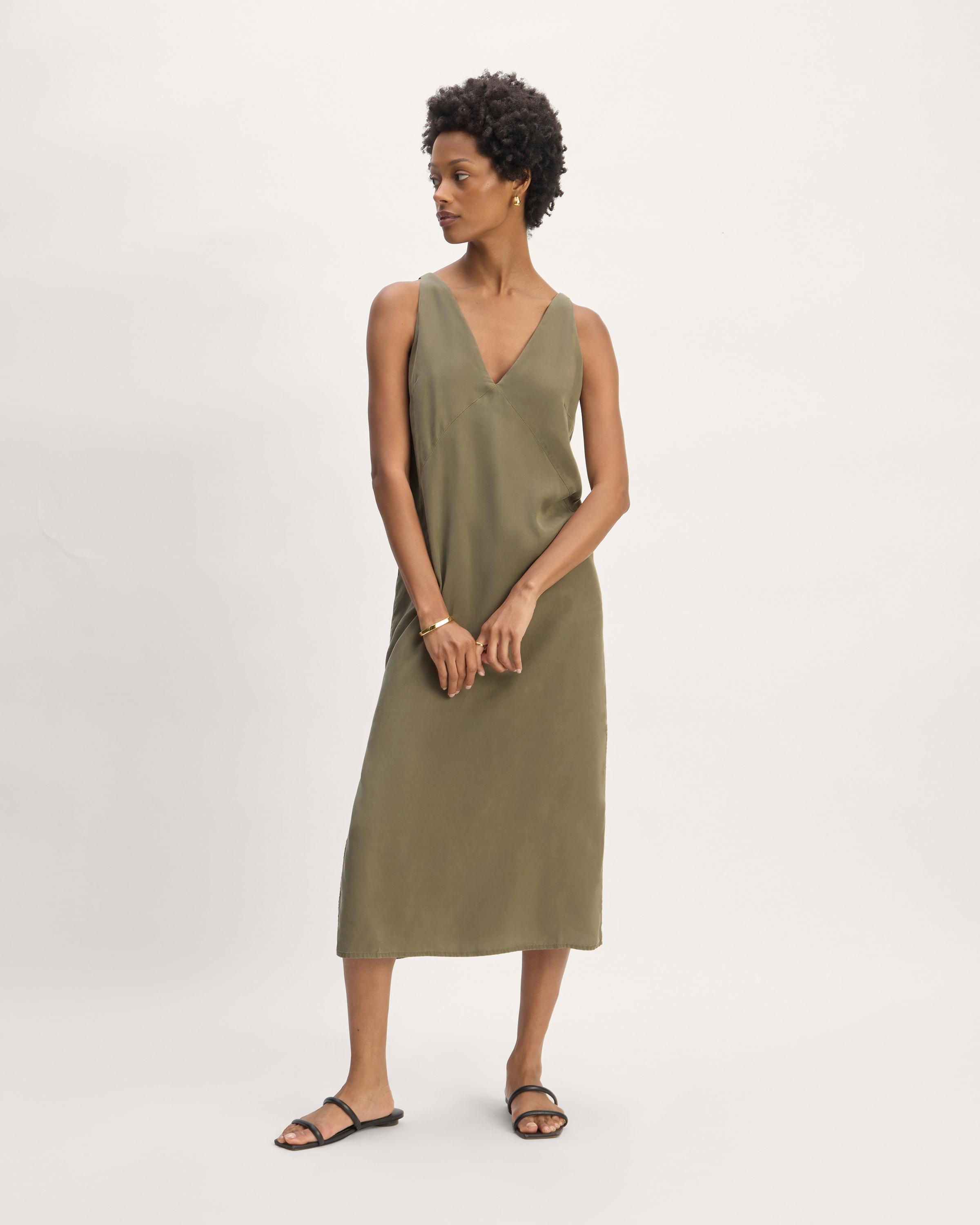 Womens TENCEL Midi Slip Dress by Everlane Product Image