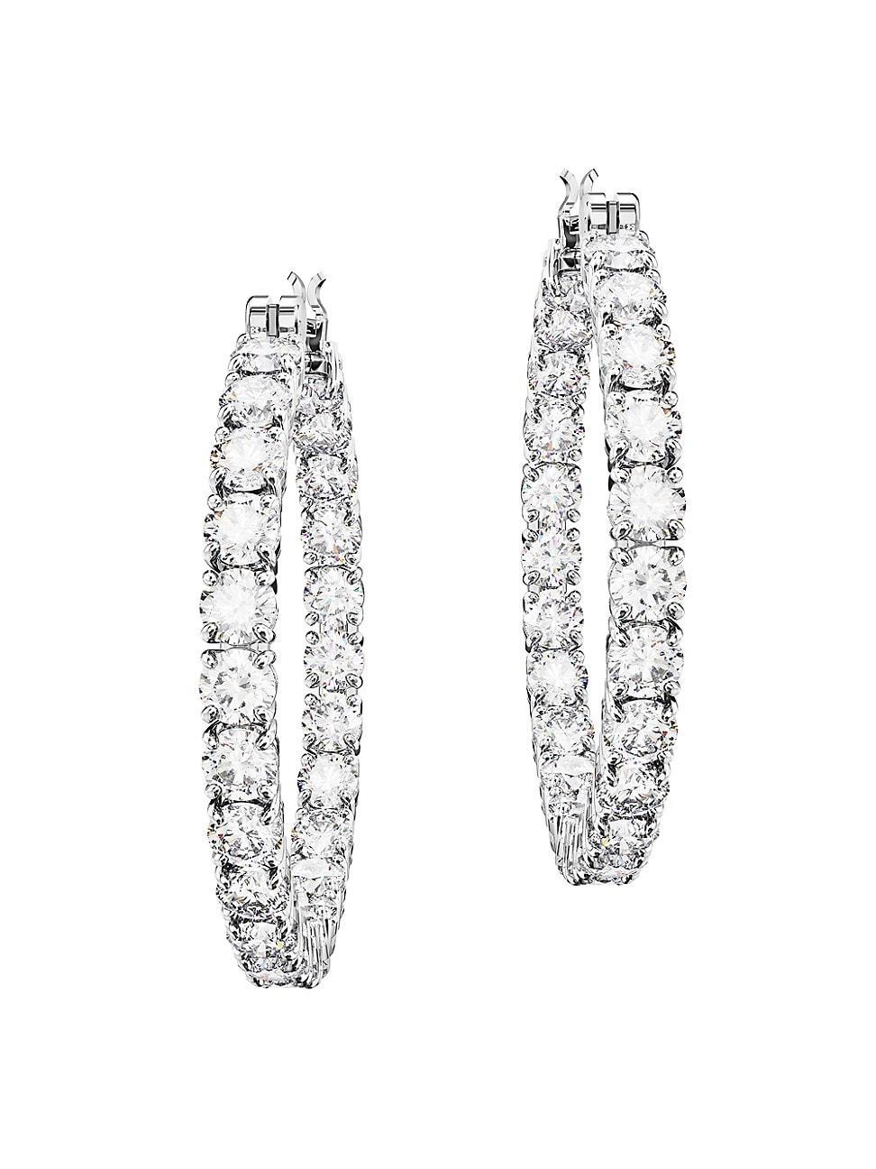 Swarovski Matrix Tennis Hoop Earrings Product Image