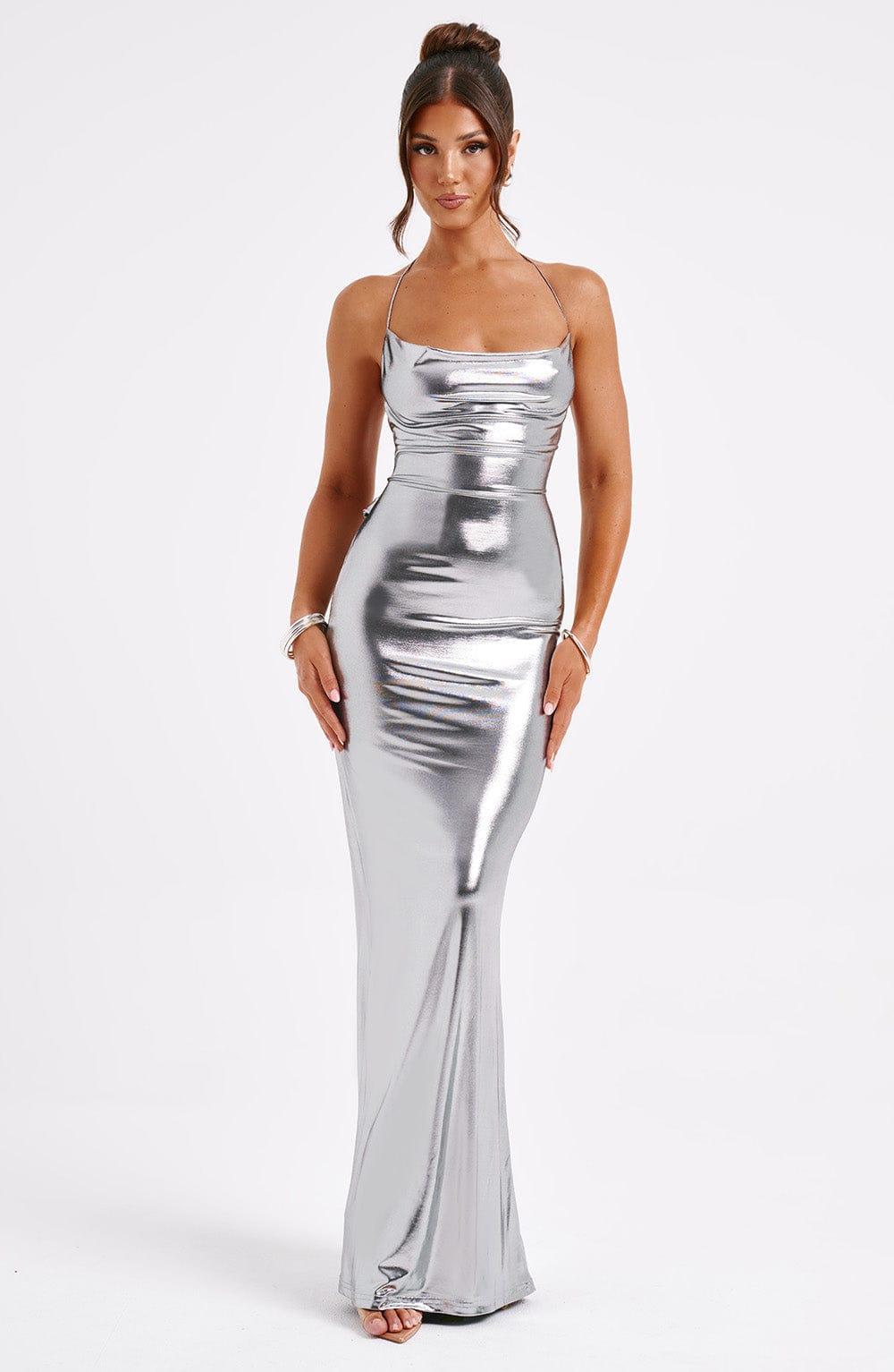 Talisa Maxi Dress - Gunmetal Product Image