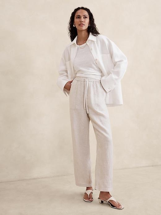 Linen Pull-On Pant Product Image