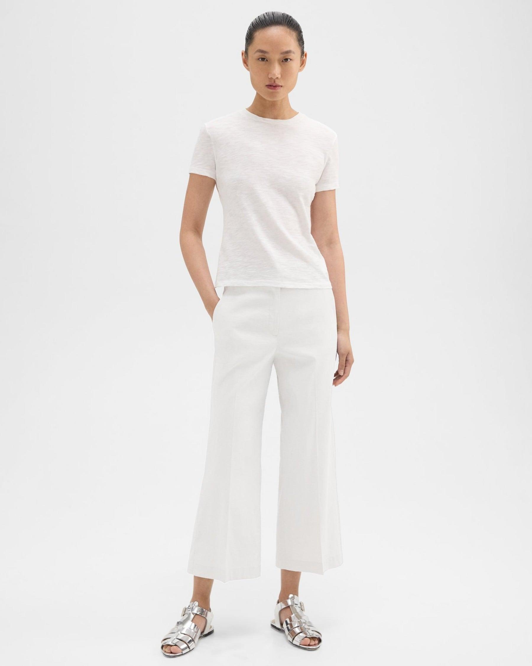 Wide Crop Pant in Good Linen product image