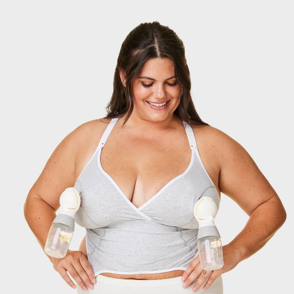 Bravado! Designs Womens Original Full Cup Pumping and Nursing Bra - Dove Heather M Product Image