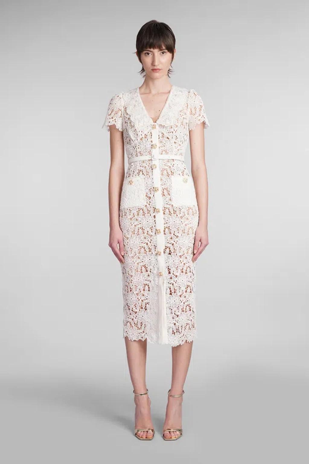 Dress In Beige Polyester Product Image