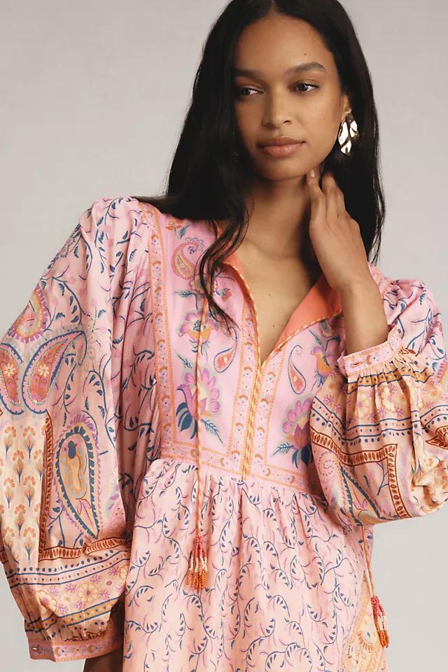 Farm Rio x Anthropologie Long-Sleeve Printed Maxi Dress Product Image