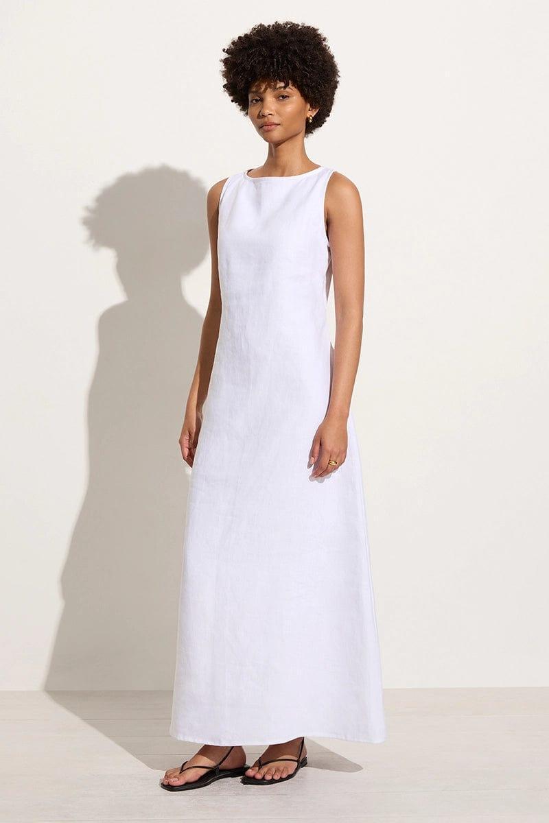 Nahna Maxi Dress White - Final Sale Product Image