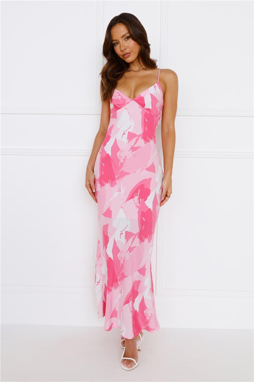 Soft Music Maxi Dress Pink Product Image