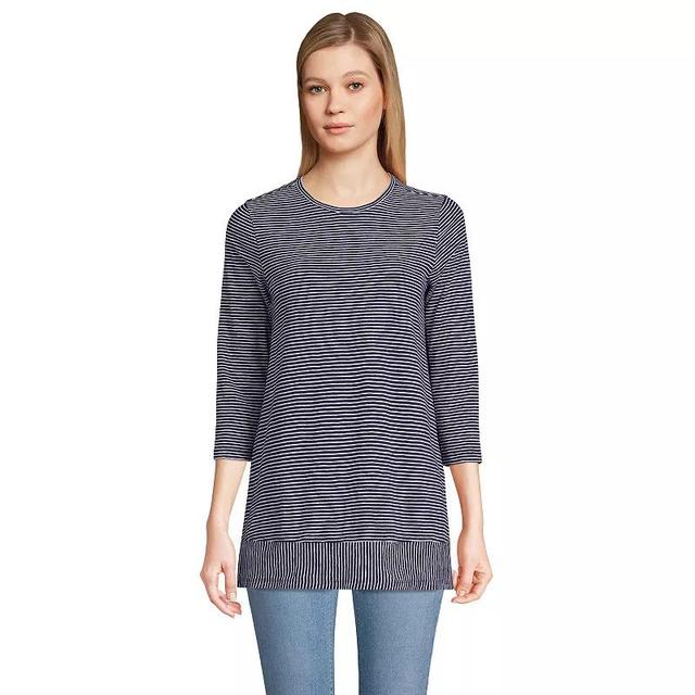 Womens Lands End Slub Jersey Swing Tunic Product Image