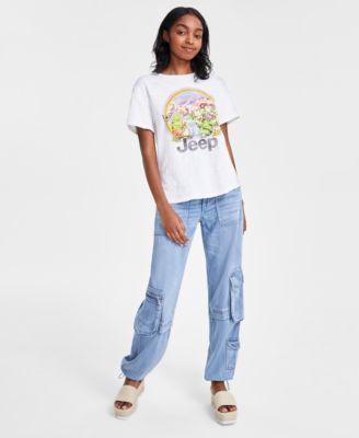 Lucky Brand Cargo Denim Jean - Womens Pants Denim Cargo Jeans Product Image