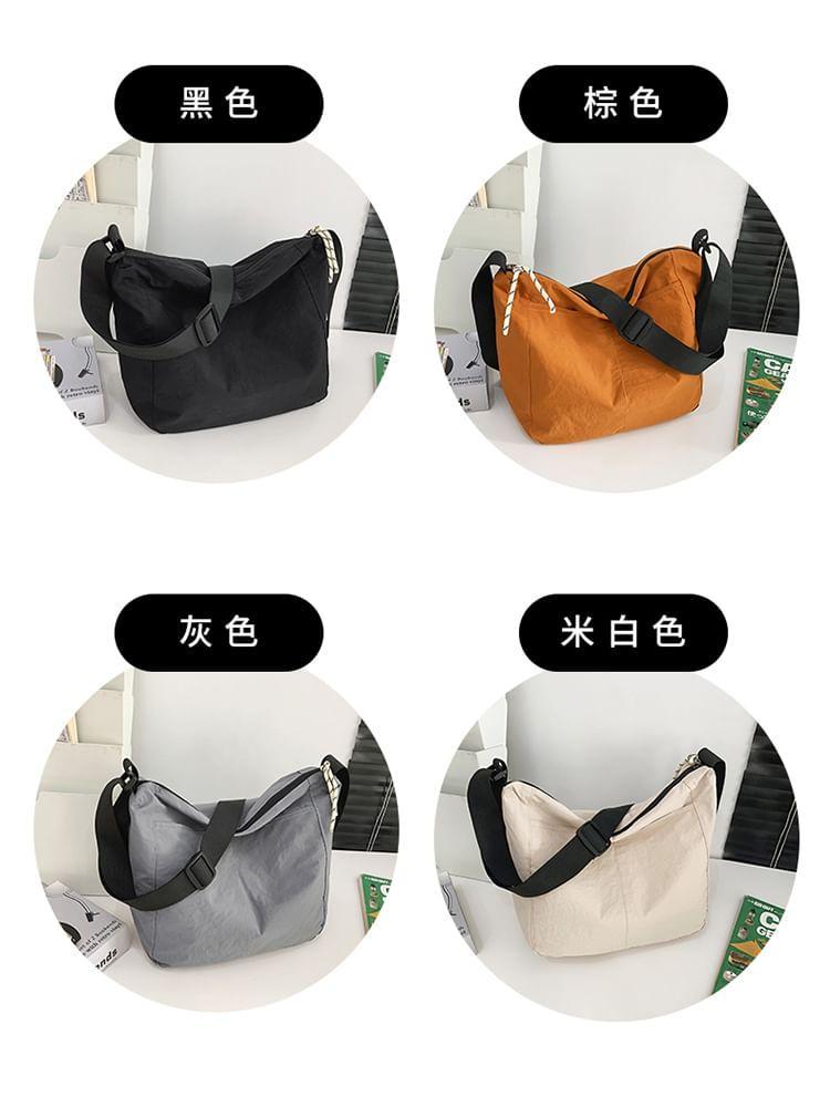 Plain Nylon Crossbody Bag Product Image