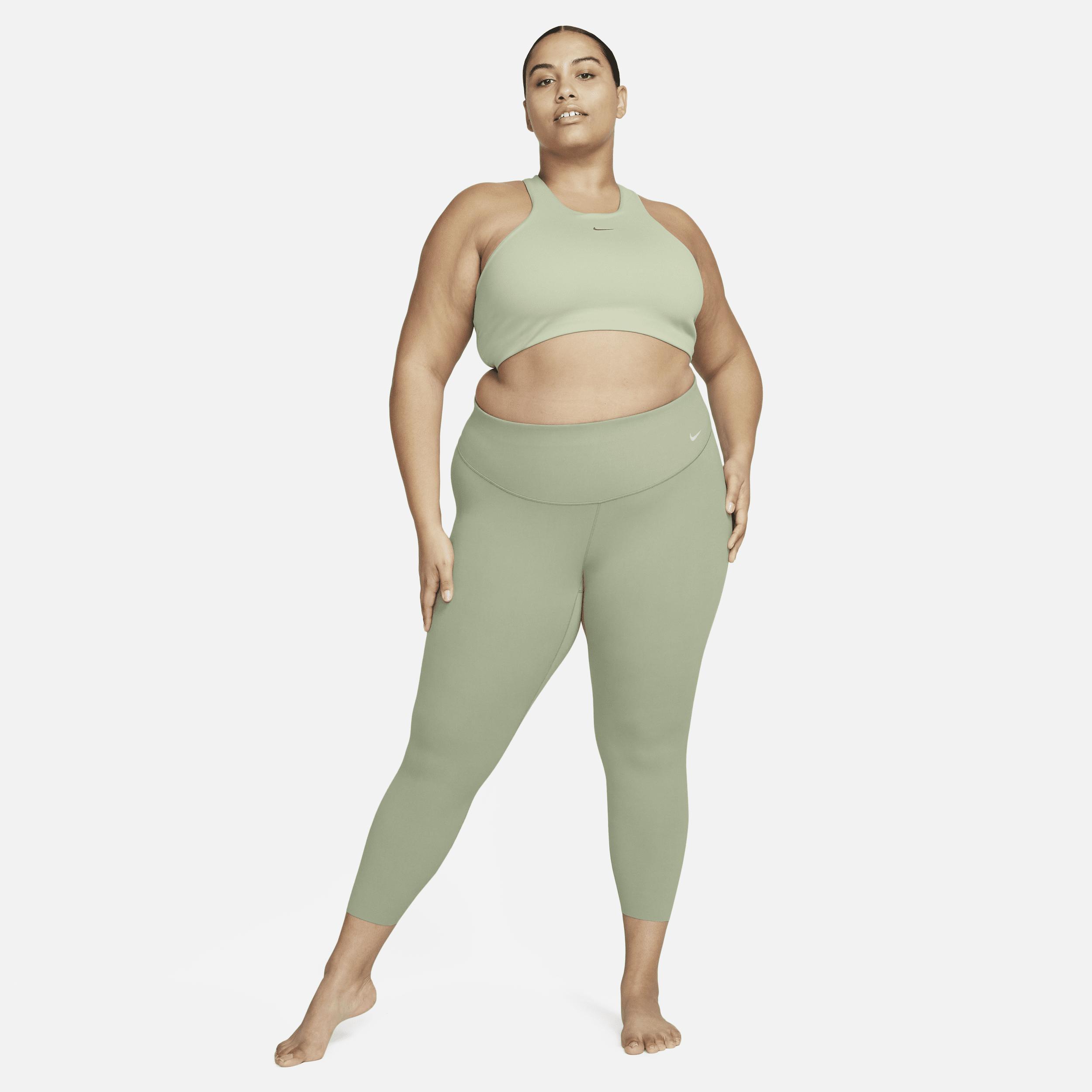 Nike Women's Zenvy Gentle-Support High-Waisted 7/8 Leggings (Plus Size) in Green, Size: 2X  Product Image