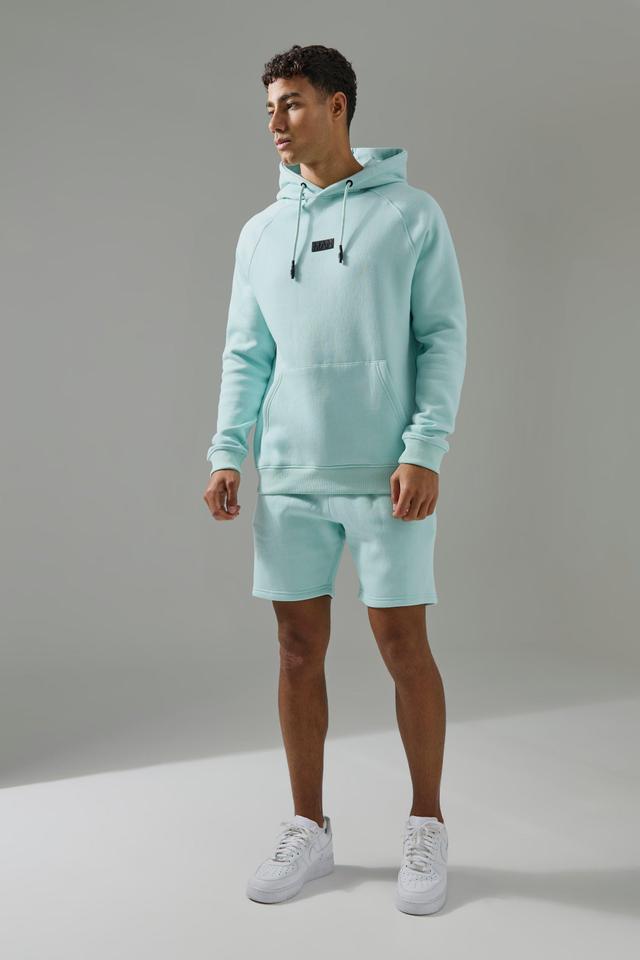 Man Active Hoodie & Short Tracksuit | boohooMAN USA Product Image