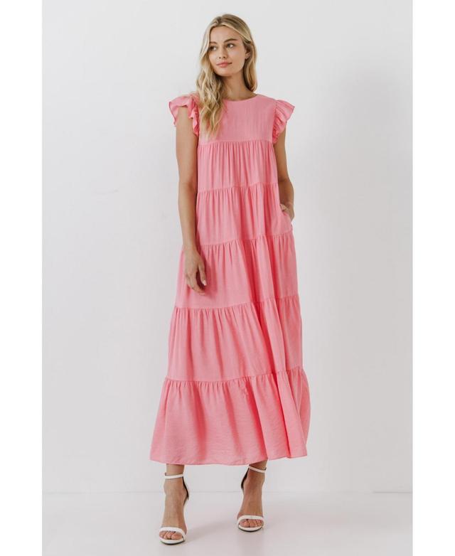 English Factory Womens Tiered Maxi Dress Product Image