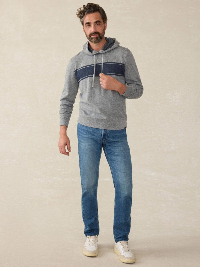 Legend™ Sweater Hoodie - Fossil Grey Surf Stripe Product Image