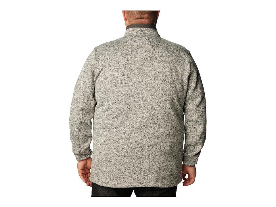 Columbia Big Tall Sweater Weather 1/2 Zip (City Grey Heather/Shark) Men's Clothing Product Image